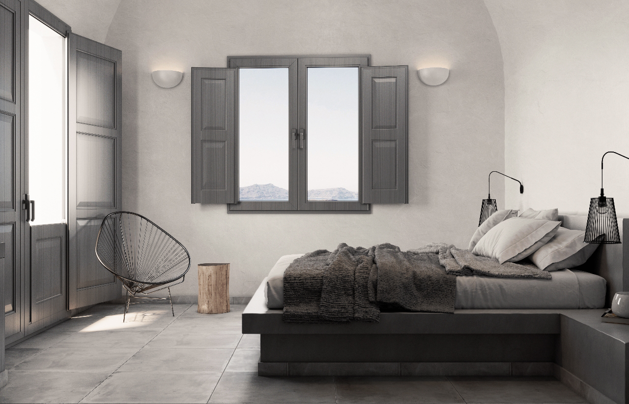 santorini villas